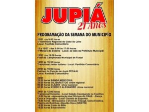 Read more about the article Jupiá 21 anos, essa festa é pra você