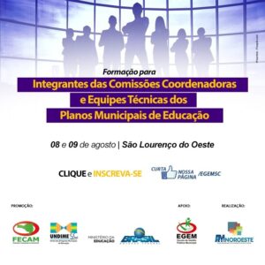 Read more about the article Formação das Comissões Coordenadoras e Equipes Técnicas dos Planos Municipais de Educação