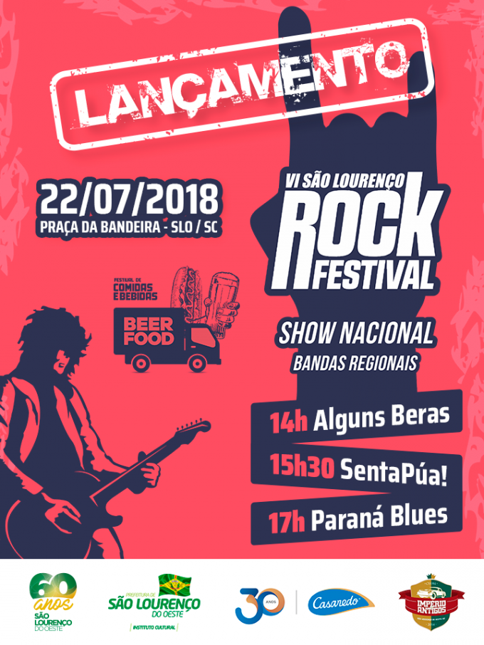 You are currently viewing Instituto Cultural fará o lançamento do 6º São Lourenço Rock Festival no domingo