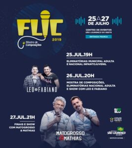 Read more about the article 47º Flic terá show de Matogrosso e Mathias; festival recebeu 250 inscrições