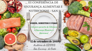 Read more about the article Convocação da III Conferência Regional de Segurança Alimentar e Nutricional