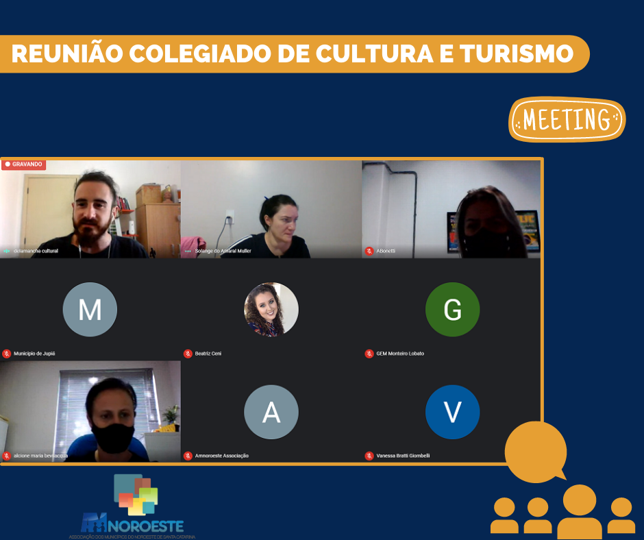 Read more about the article Reunião virtual do Colegiado de Cultura e Turismo