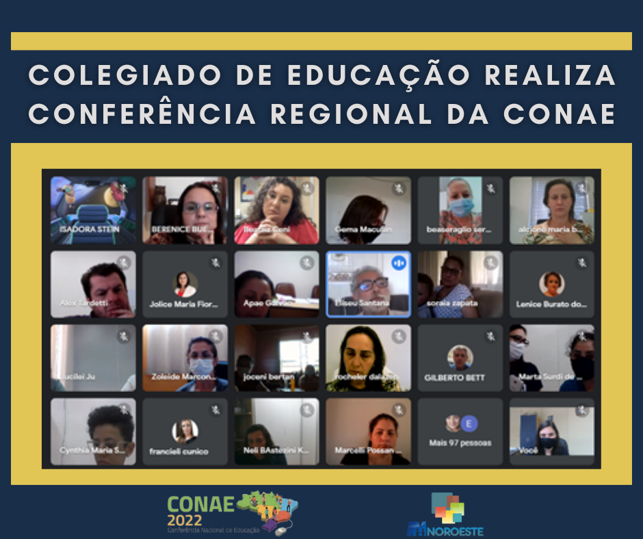 Read more about the article Colegiado de Educação da AMNOROESTE realiza Conferência Regional da Conae