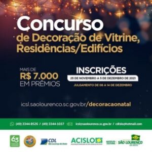 Read more about the article Inscrições abertas para Concurso de Decoração Natalina de comércio e residências