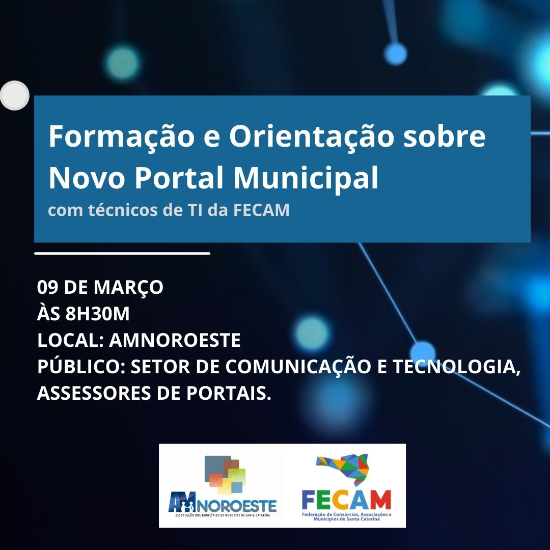 You are currently viewing Formação e Orientação sobre o Novo Portal Municipal com os técnicos de TI da FECAM.