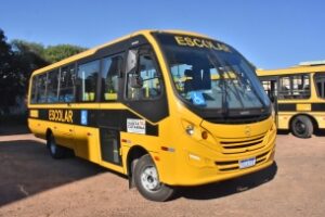 Read more about the article São Lourenço do Oeste recebe novo ônibus para transporte escolar