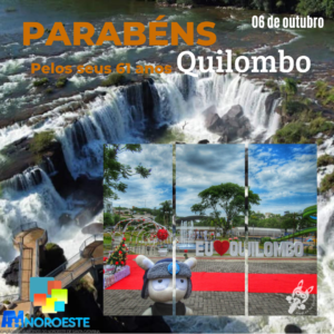 Read more about the article Aniversário do Município de Quilombo.