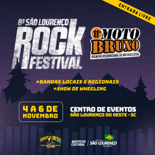 You are currently viewing 8º São Lourenço Rock Festival reunirá nove bandas locais e regionais
