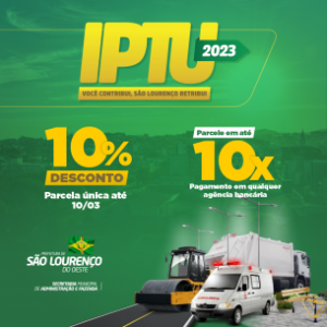 Read more about the article Carnês de IPTU começam a ser entregues na próxima semana; é possível emitir pelo site da prefeitura