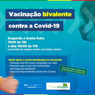 You are currently viewing São Lourenço do Oeste aplica vacina bivalente contra a Covid-19