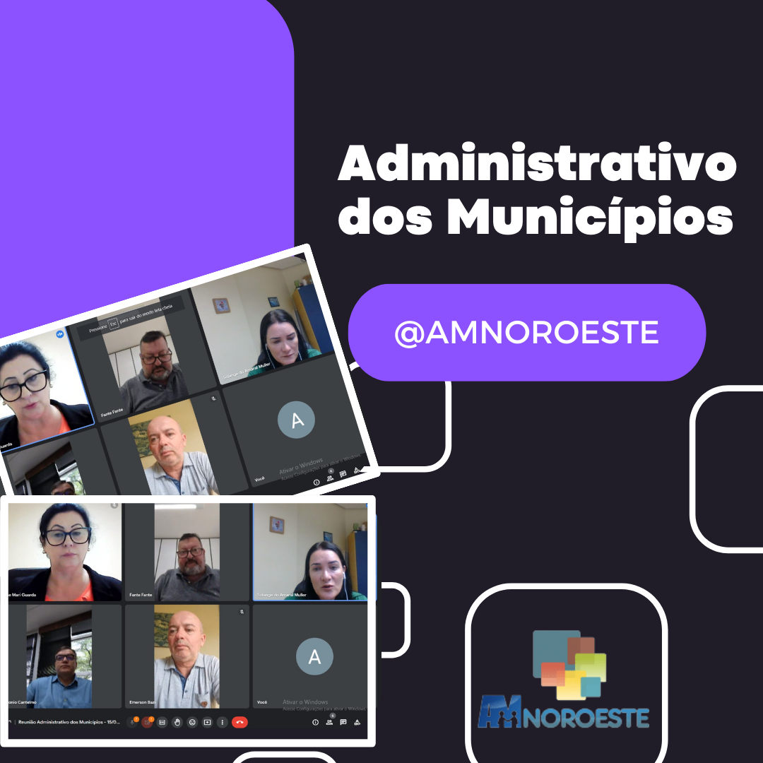 You are currently viewing Reunião Virtual com os representantes Administrativos Municipais