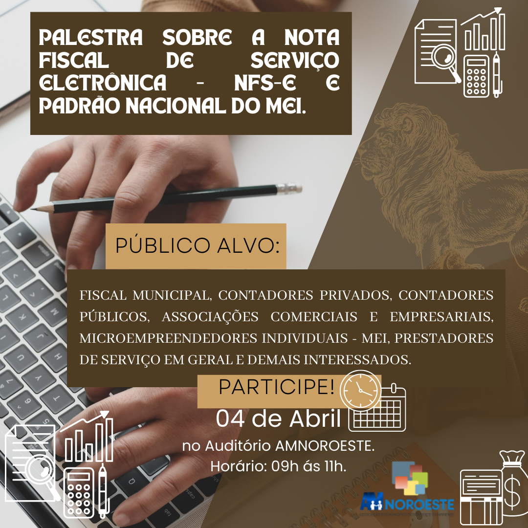 You are currently viewing Palestra sobre a Nota Fiscal de Serviço Eletrônica – NFS-e Padrão Nacional do MEI