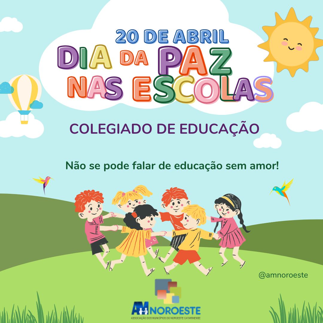 Read more about the article 20 de abril dia da Paz nas Escolas.