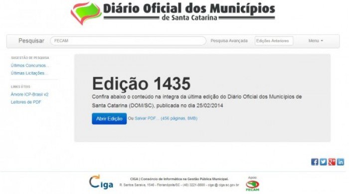 You are currently viewing Mudança nos horários de publicação e no Sistema do DOM buscam facilitar a utilização pelos municípios