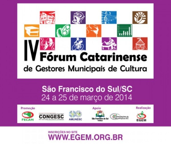 You are currently viewing Tudo pronto para o IV Fórum Catarinense de Gestores Municipais de Cultura