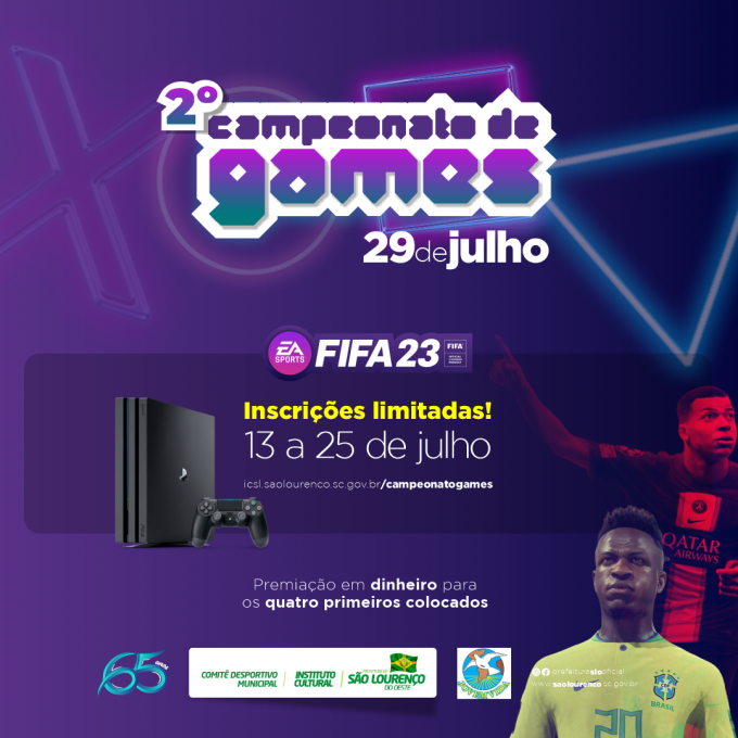 You are currently viewing 2º Campeonato de Games de São Lourenço do Oeste; inscrições iniciam nesta semana
