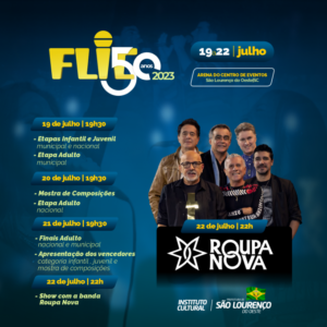 Read more about the article Flic 50 anos: quatro noites com entrada gratuita e show com Roupa Nova; saiba como participar