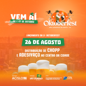 Read more about the article Lançamento da 2ª Oktoberfest São Lourenço do Oeste será neste sábado