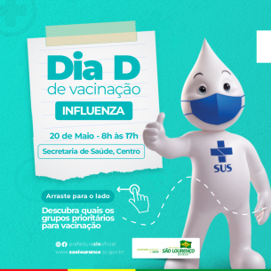 Read more about the article Dia D de vacinação contra influenza em São Lourenço do Oeste será na próxima semana