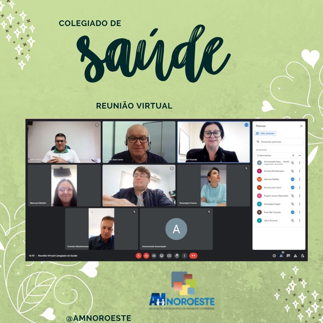 You are currently viewing Reunião Virtual do Colegiado de Saúde.