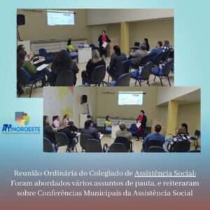 Read more about the article Reunião do Colegiado de Assistência Social