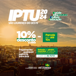 Read more about the article Carnês de IPTU terão novo local de entrega; é possível emitir também pelo site da prefeitura