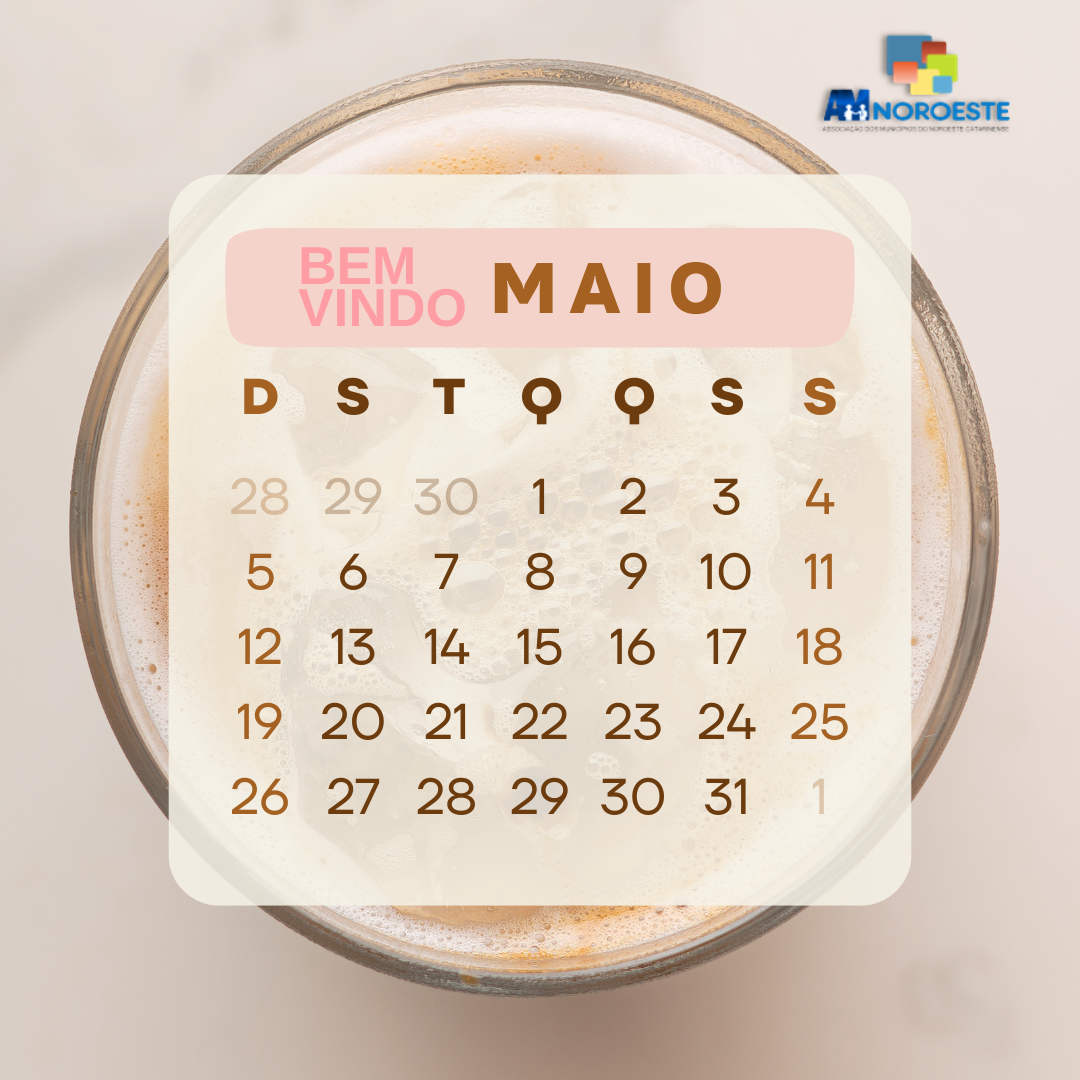 Read more about the article Bem-vindo MAIO.