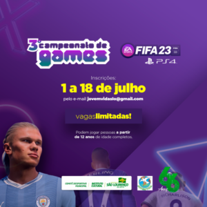 Read more about the article Inscrições para o 3º Campeonato de Games de São Lourenço do Oeste abrem na próxima semana