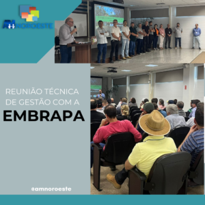 Read more about the article Na tarde de 20 de Agosto de 2024, a Associação dos Municípios do Noroeste de Santa Catarina AMNOROESTE, reuniram-se juntamente com os Secretários Municipais de Agricultura e Técnicos das Secretárias Municipais de Agricultura e Meio Ambiente para a importante Reunião de Gestão com Representantes da Empresa Brasileira de Pesquisa Agropecuária (EMBRAPA).