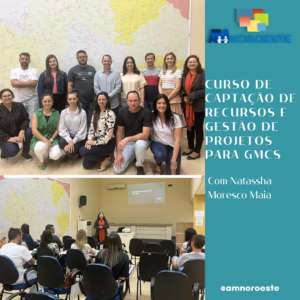 Read more about the article No dia de ontem quinta-feira 22 de Agosto ocorreu o Curso de Captação de Recursos e Gestão de Projetos para os Gestores Municipais de Convênios (GMCs) no auditório da AMNoroeste (Associação dos Municípios do Noroeste de Santa Catarina).