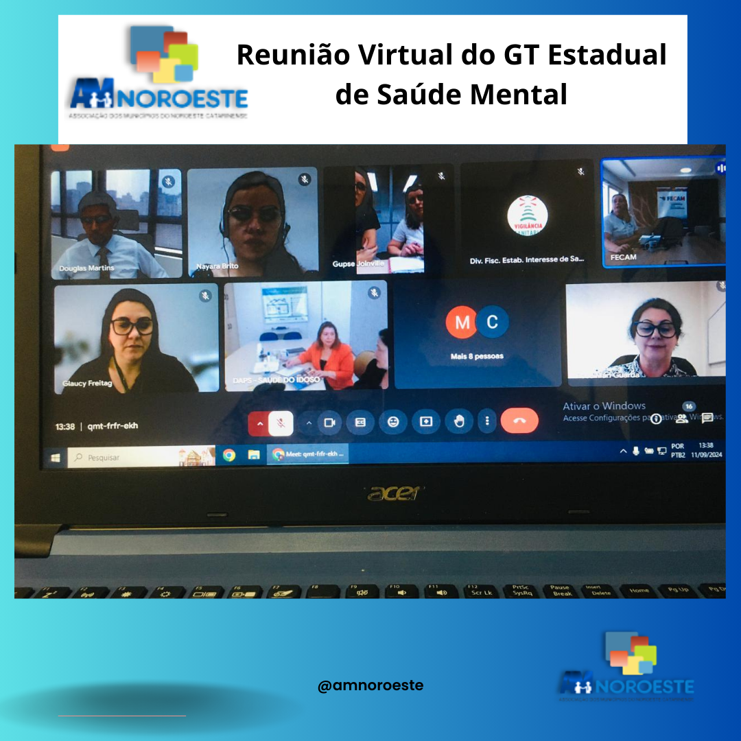 You are currently viewing Na tarde de hoje quarta-Feira (11), ocorre de maneira virtual a reunião do GT Estadual de Saúde Mental.