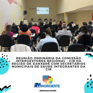 Read more about the article Nesta tarde de sexta-feira 18 de outubro, ocorreu a reunião ordinária da Comissão Intergestores Regional – CIR da Região de Xanxerê com Secretários Municipais de Saúde Integrantes da CIR.