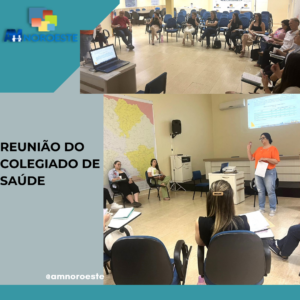 Read more about the article 🎯 Na tarde de hoje dia, 24 (vinte e quatro) de Outubro 📅A Associação de Municípios do Noroeste de Santa Catarina – AMNOROESTE, reuniram-se de modo presencial para a reunião Ordinária do Colegiado de Saúde