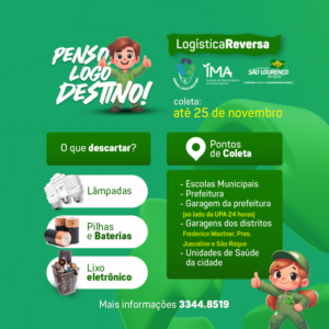 Read more about the article São Lourenço do Oeste inicia campanha “Penso, Logo Destino” para descarte correto de materiais