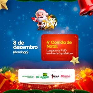 Read more about the article 4ª Corrida de Natal em São Lourenço do Oeste será dia 8 de dezembro; inscrições estão abertas